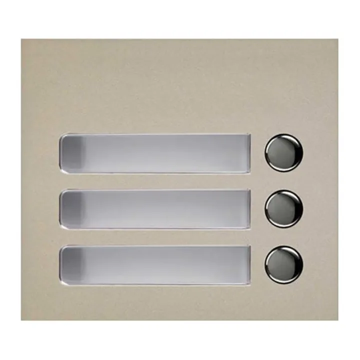 Façade 3 Boutons D'Appel, Pour Module 4 Boutons D'Appel Référence Gtsw