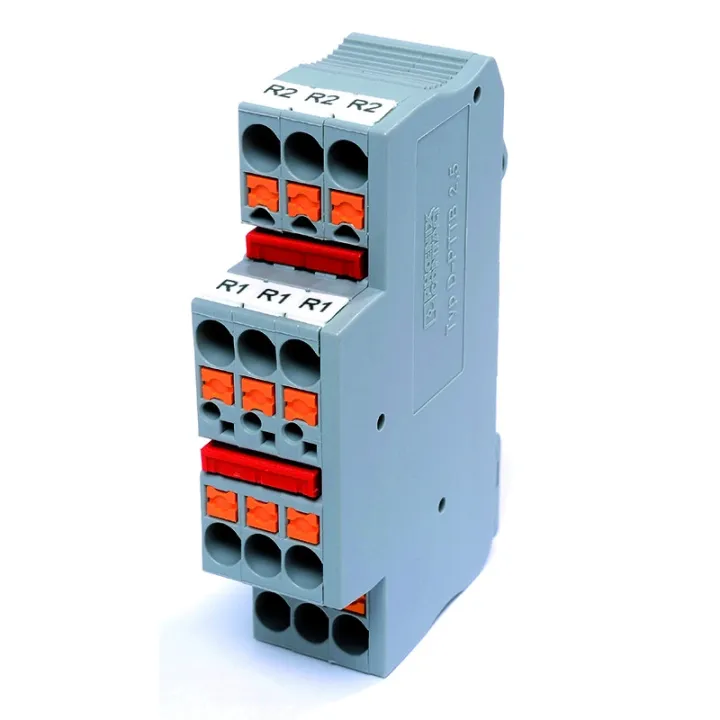 Connecteur De Distribution Pour Les Bus Audio Gamme Gt Fixation Sur Rail Din