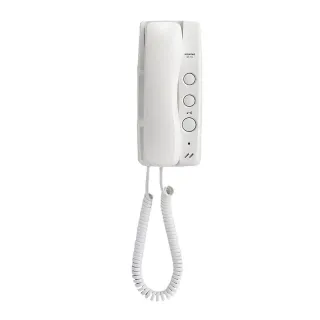 Poste Audio Combiné Avec Boucle Magnétique, Abs Blanc Avec Réglage Sonnerie