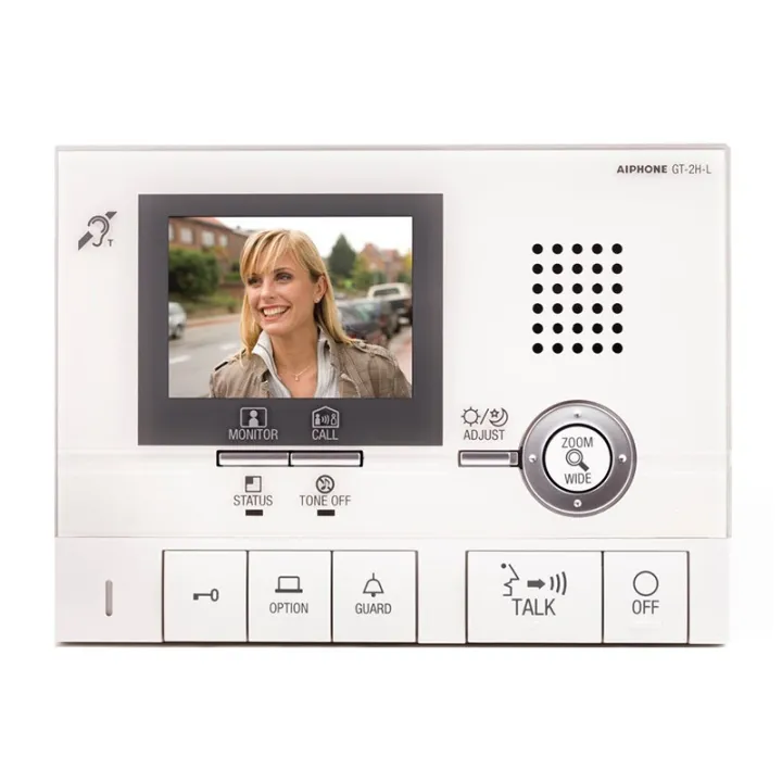 Moniteur Mains Libres Écran 3,5'', Intercom, Vision 170°, Zoom, Boucle Magnét.