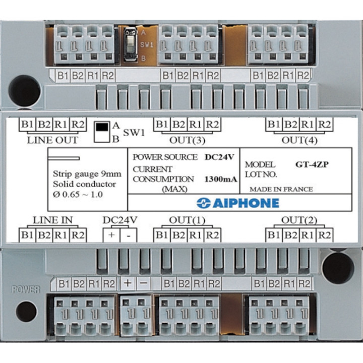 Distributeur d'étages vidéo 4 directions alim. par PS2420DM pour GT1C7WL