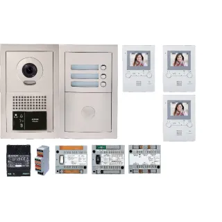 Pack Vidéo Programmé 3 Bp, Plat. Enc. Centrales, Distributeurs, Alim, 3 X Gt1M3L