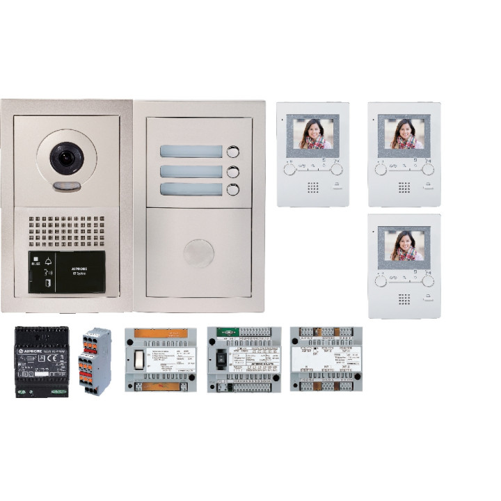 Pack vidéo programmé 3 BP, plat. enc. centrales, distributeurs, alim, 3 x GT1M3L