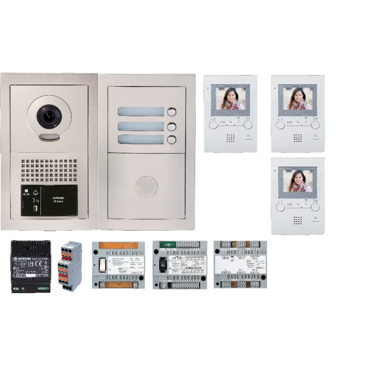 Pack Vidéo Programmé 3 Bp, Plat. Enc. Centrales, Distributeurs, Alim, 3 X Gt1M3L