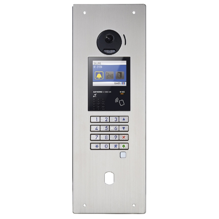 Platine Vidéo Inox Encastré