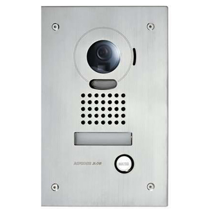 Platine vidéo encastrée, résistante au vandalisme, grand angle 170°, IP54 & IK07