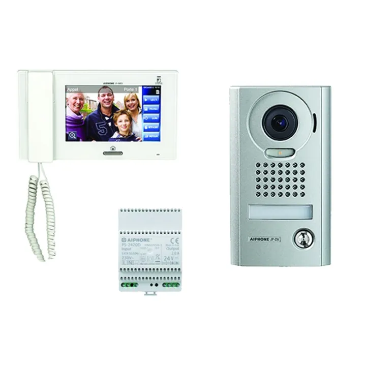 Kit Jp Platine Saillie, Gd Angle, Moniteur Écran 7'' Tactile Avec Alimentation