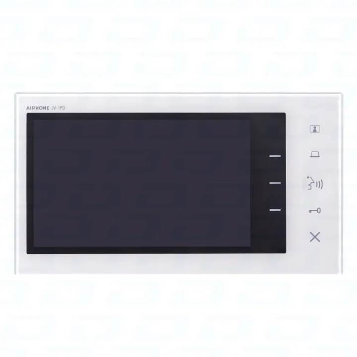 Moniteur secondaire écran 7'', touches sensitives, en ABS blanc,  pour gamme JV