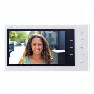Moniteur Principal Écran 7 Pouces Touches Sensitives, Abs Blanc, 2 Fils Intégral