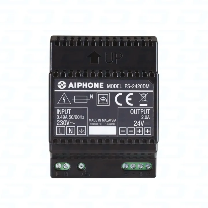 Kit Jv 2 Fils Intégral, Platine Inox Encastrée, Moniteur 7'' & Alimentation