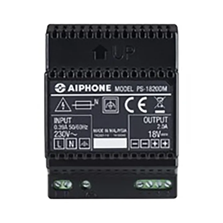 Alimentation Modulaire 230 Vac / 18 Vcc - 2 A, Fixation Rail Din 4 Modules