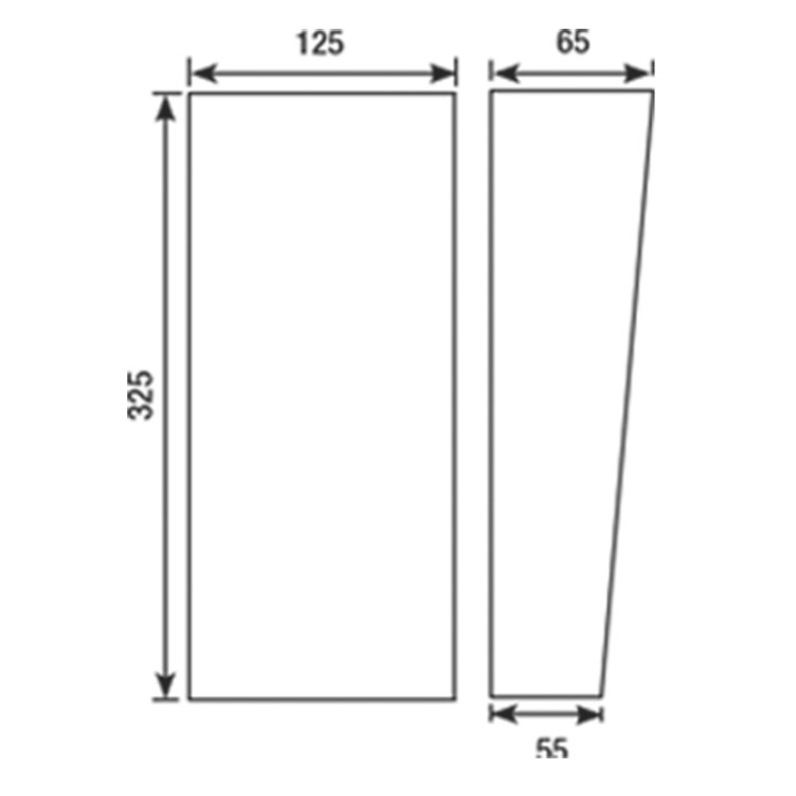 Cadre Saillie Inox Pmy Platine Kda2-Kda4