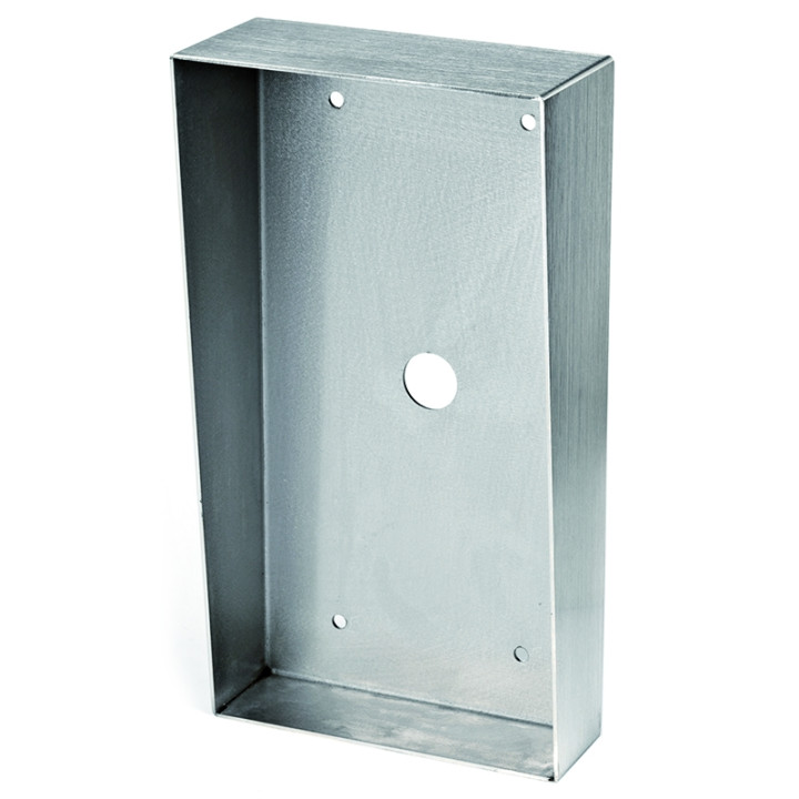 Cadre saillie inox avec visière anti pluie, pour le façades FDB1, FDB2 et FDB4