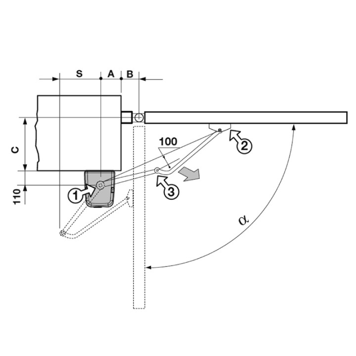 Kit bras articulés 24v BL3924 CARDIN