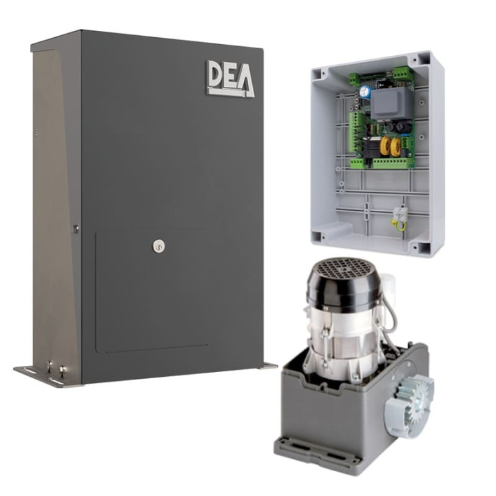 Kit Coulissant 1400 Kg 230 V Dea Avec Caisson Ironbox X