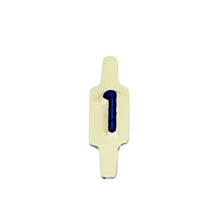 Caractère Amovible À Languette Pliable Pour Plaquette 222801. Chiffre 1. Par 25