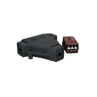 Boite De Jonction En T 450V, 24A Ip68, Connecteur 3P 1-2,5Mm²