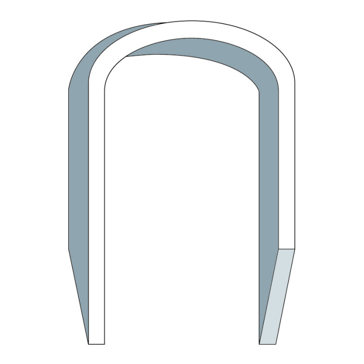 Agrafe Câble Diam 6Mm, Boite 5500 Pièces, Long 14Mm