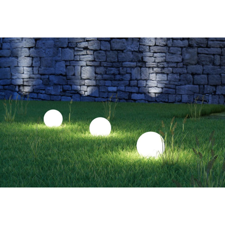 Bali - Globe En Pmma Ø400Mm Pour Mât Ø60Mm