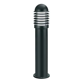 Caleo 1 - Borne Extérieure Ip44 Ik07, Noir, E27 100W Max., Lpe Non Incl., Haut.73Cm