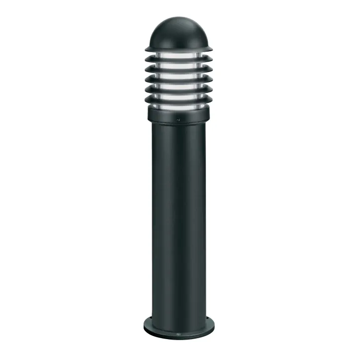 Caleo 1 - Borne Extérieure Ip44 Ik07, Noir, E27 100W Max., Lpe Non Incl., Haut.73Cm