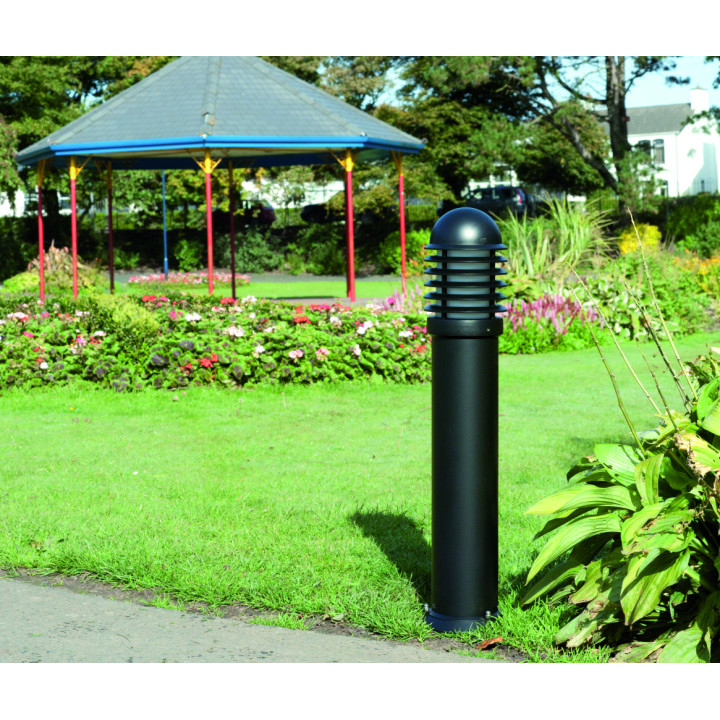 Caleo 1 - Borne Ext Ip44 Ik07, Noir, E27 100W Max, Lpe Non Incl, Haut73Cm