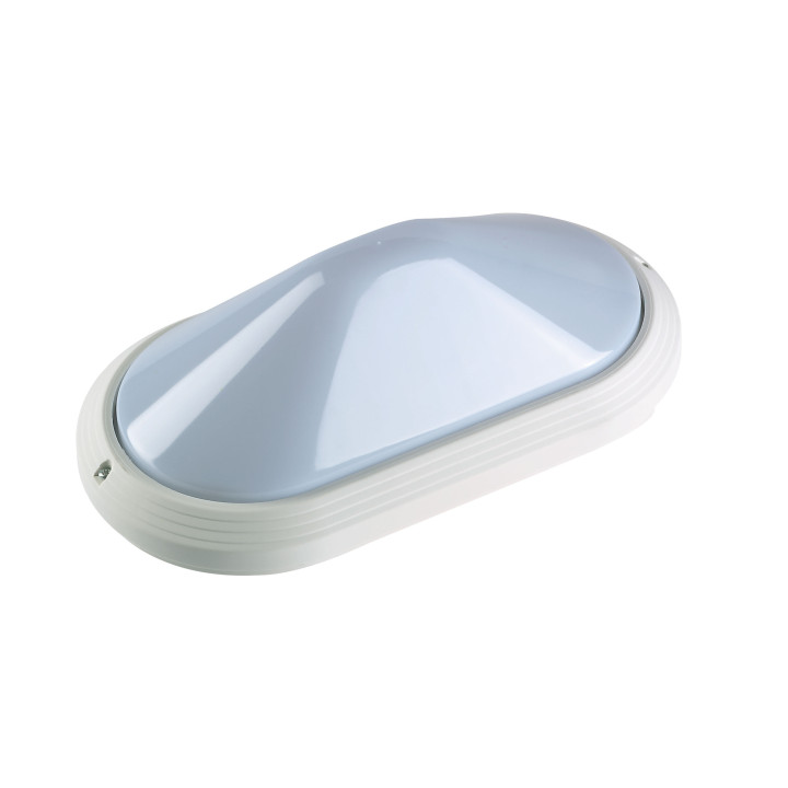 Ovo 330 - Hublot Ext Ip65 Ik10, Ovale, Blanc, E27 75W Max, Lpe Non Incl