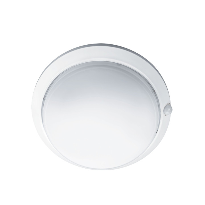 Armilla - Hublot Ext Ip44 Ik10, Blanc, E27 60W Max, Lpe Non Incl, A/Sensor Ir