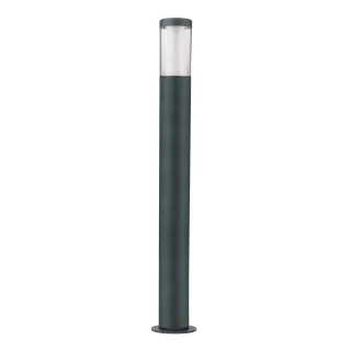 Saxo - Borne 1M Ext. Ip66 Ik08, Graphite, Led Intég. 8W 3000K 420Lm, Dimmable