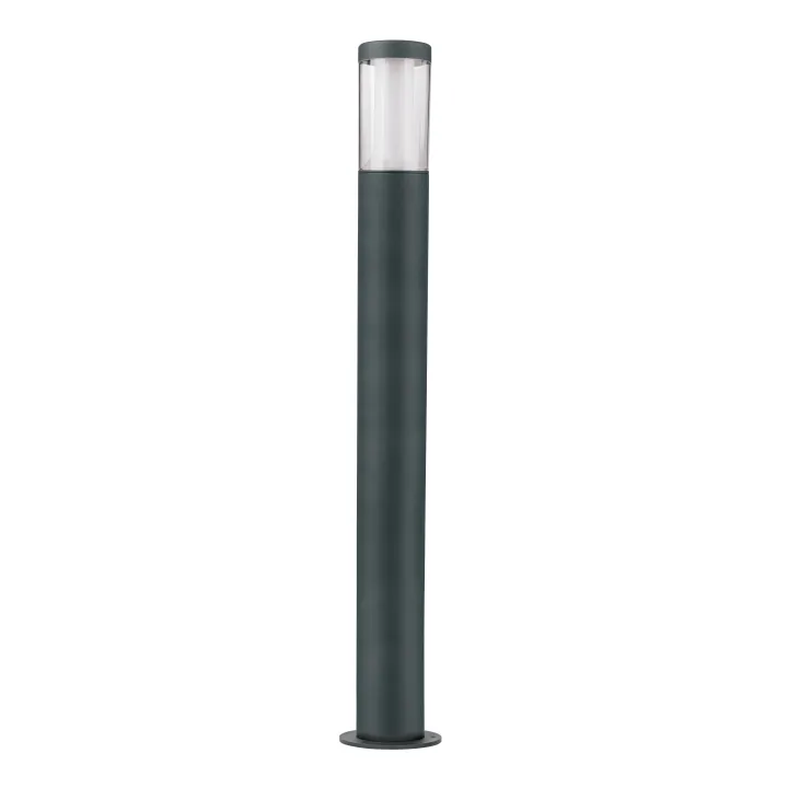 Saxo - Borne 1M Ext. Ip66 Ik08, Graphite, Led Intég. 8W 3000K 420Lm, Dimmable