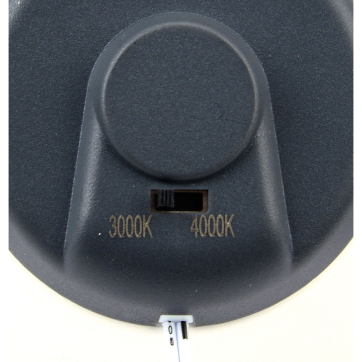 Encastré Riva Cct 3000/4000K Ip20, Ø113Mm, Blanc, Led 9,5W 60° 880Lm, Dim