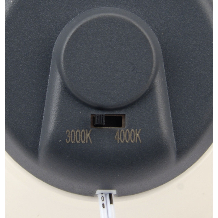 Encastré Riva Cct 3000/4000K Ip20, Ø113Mm, Blanc, Led 9,5W 60° 880Lm, Dim