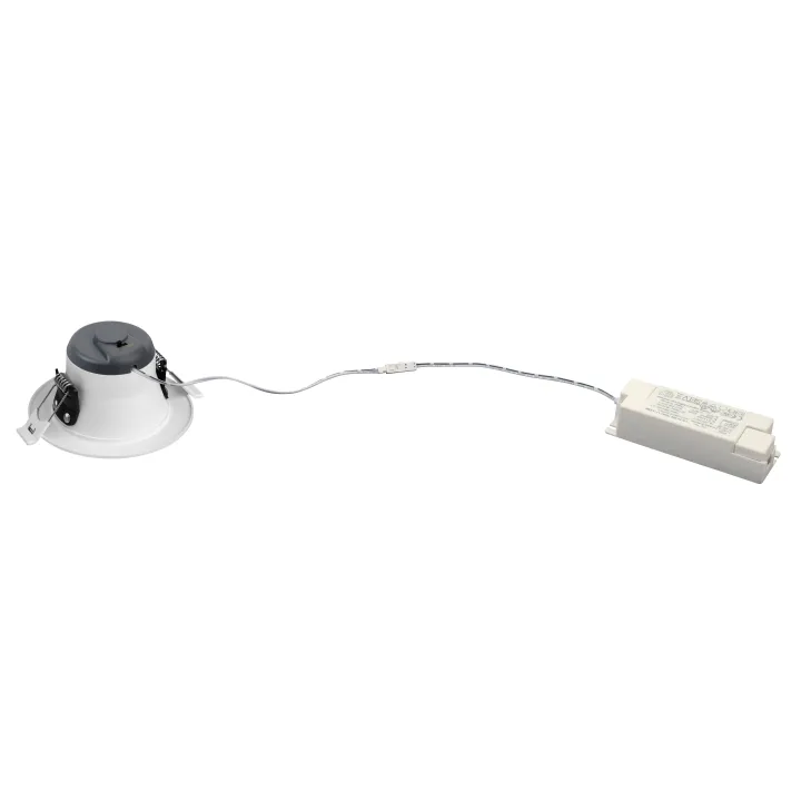 Spot Encastré Riva Cct 3000/4000K Ip20, Ø113Mm, Blanc, Led 9,5W 60° 880Lm, Dim