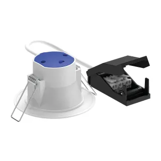Loki - Downlight Encastré Fixe, Blanc, Led 6W 100° 600Lm 3000/4000K (Cct)