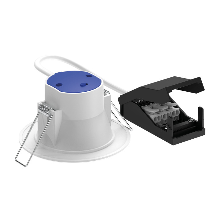 Loki - Encastré Fixe, Blanc, Led 6W 100° 600Lm 3000/4000K Cct