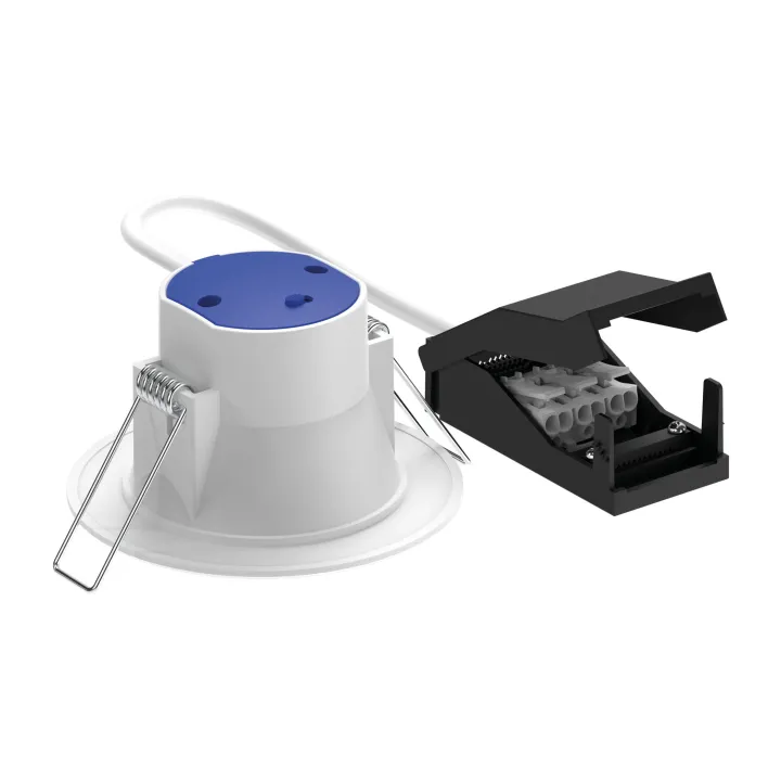 Loki - Downlight Encastré Fixe, Blanc, Led 6W 100° 600Lm 3000/4000K (Cct)