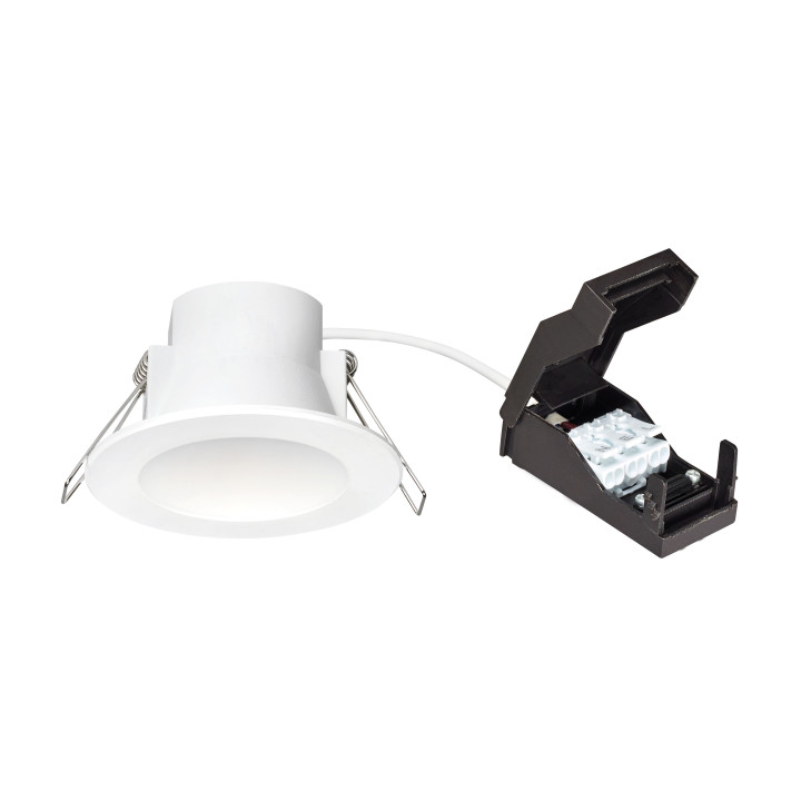 Loki - Encastré Fixe, Blanc, Led 6W 100° 600Lm 3000/4000K Cct