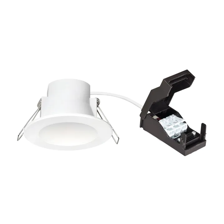 Loki - Downlight Encastré Fixe, Blanc, Led 6W 100° 600Lm 3000/4000K (Cct)