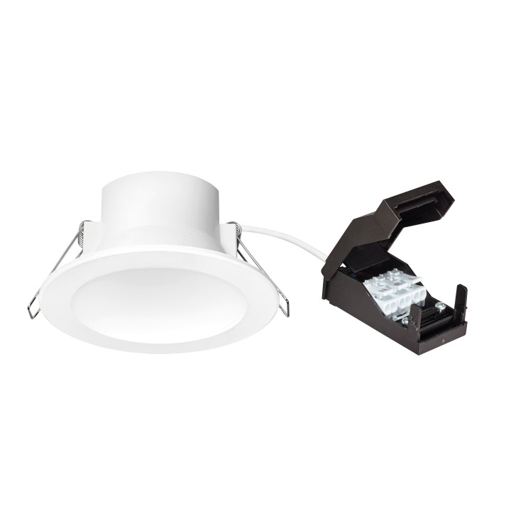Loki - Encastré Fixe, Blanc, Led 8W 100° 800Lm 3000/4000K Cct