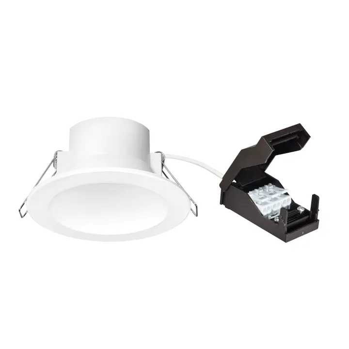 Loki - Downlight Encastré Fixe, Blanc, Led 8W 100° 800Lm 3000/4000K (Cct)