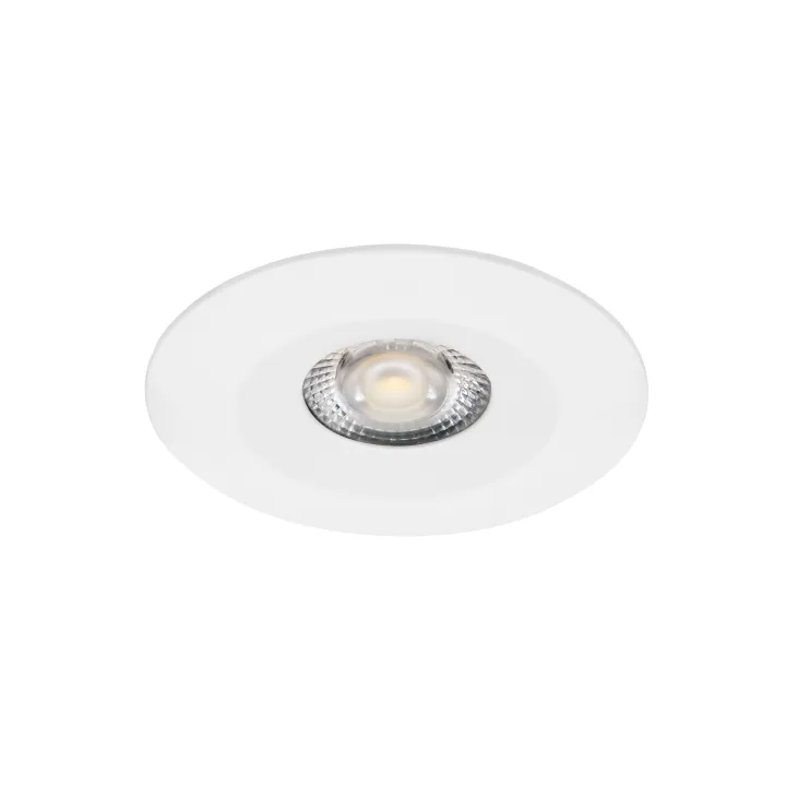 Spot Aspen - Encastré Rond, Fixe, Blanc, Led 5,5W 36° 500Lm 3000/4000K (Cct)
