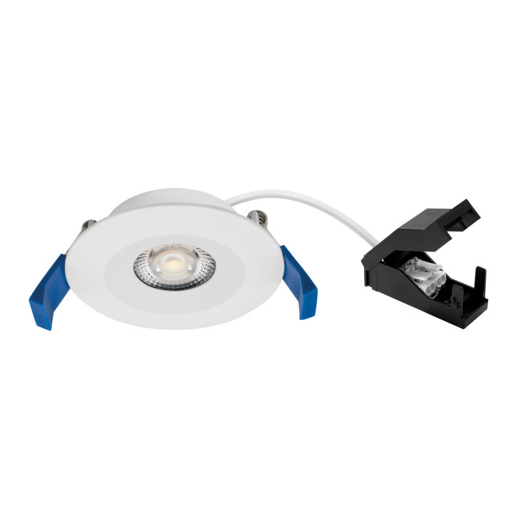Aspen - Encastré Rond, Fixe, Blanc, Led 5,5W 36° 500Lm 3000/4000K Cct
