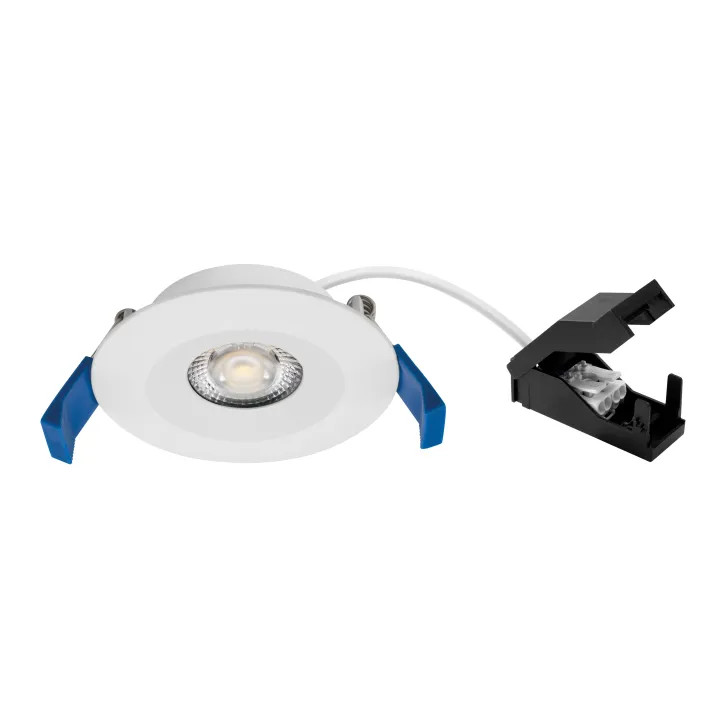 Spot Aspen - Encastré Rond, Fixe, Blanc, Led 5,5W 36° 500Lm 3000/4000K (Cct)