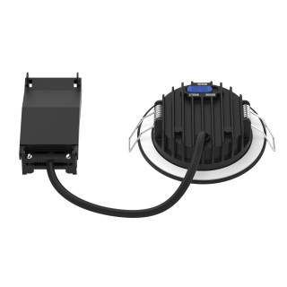 Atla - Encastré Ip65 Recouvrable, Fixe, 5W 50° 605Lm 2700/3000/4000 Cct Noir