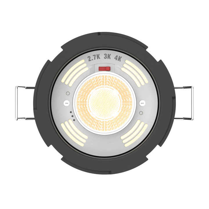 Flint - Enc Ip65 6W 3Cct 560Lm 50° Recouvrable Dimmable Avec Sensor Blanc