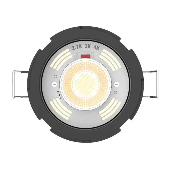 Flint -Spot Encastré Ip65 6W 3Cct 560Lm 50° Recouvrable Dimmable Avec Sensor Blanc