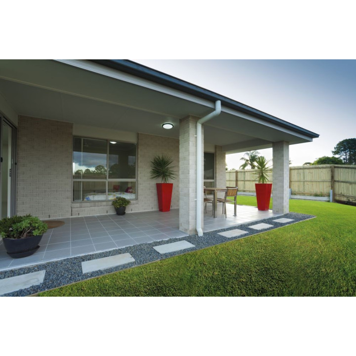 Rhea Cct Sensor- Hublot Ip65 Ik10, Blanc, Led Intég. 21W 2300Lm 3000K-4000K