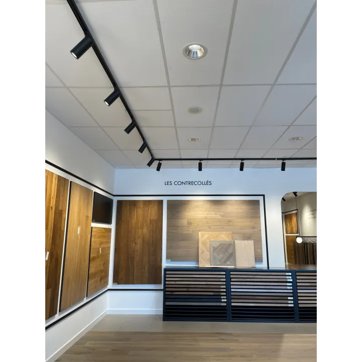 Plafonnier Downlight Riva Ip20, Ø232Mm, Fixe, Blanc, Led Intég. 28,2W 55° 3000K 2400Lm, Dim