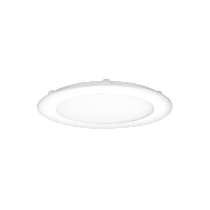 Downlight Flat Cct Rond Fixe Blanc 110° Led 13W 1300Lm 2700/3000/4000K