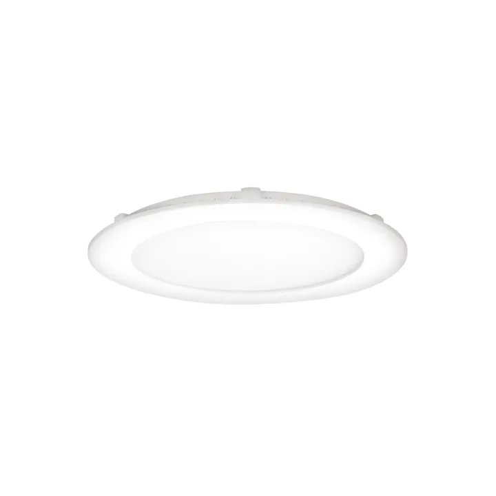 Plafonnier Downlight Flat Cct Rond Fixe Blanc 110° Led 13W 1300Lm 2700/3000/4000K